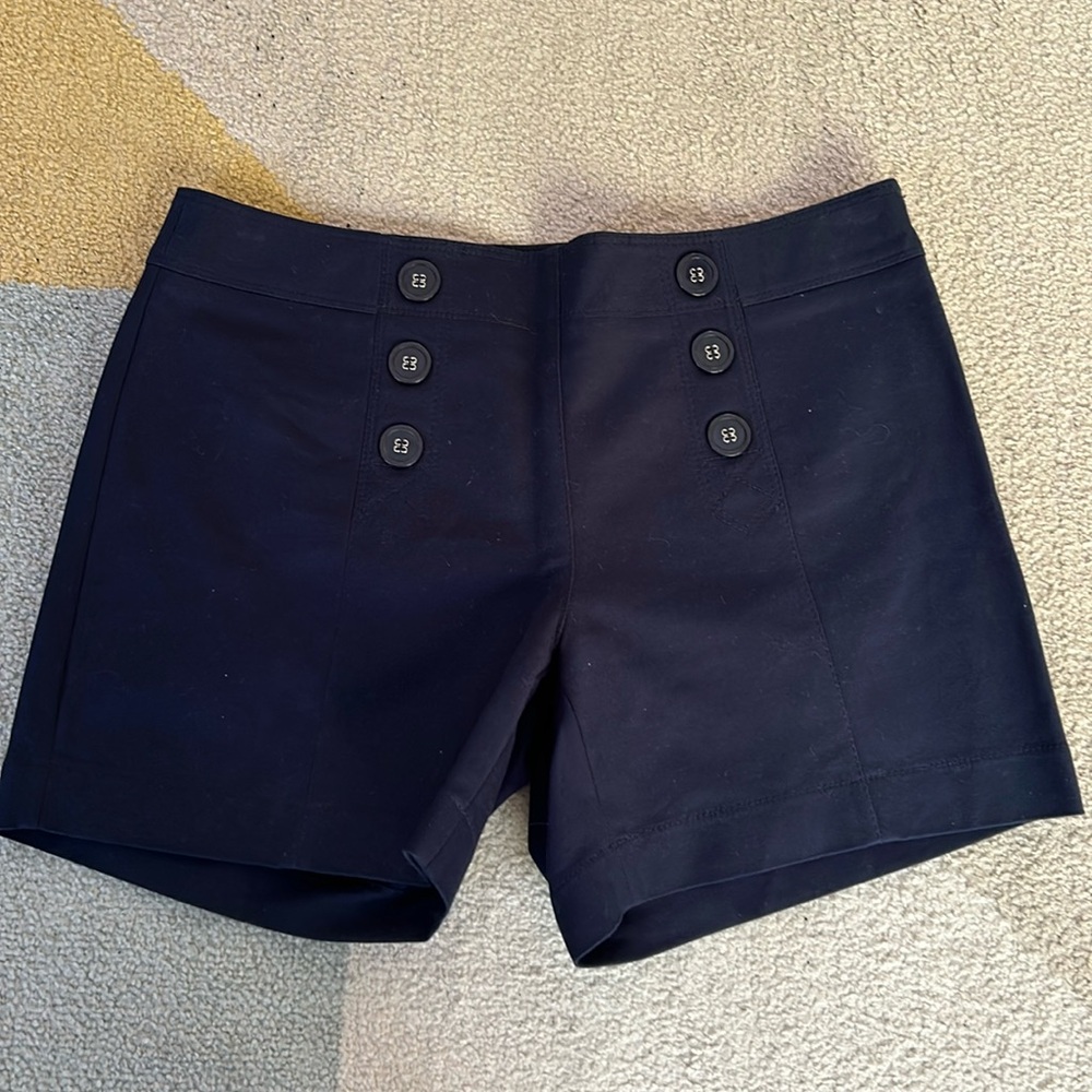 The Limited Navy Sailor Style Shorts
